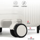 Paul Frank Madre de aluminio Muerote de gran capacidad Case de carro de gran capacidad Engrasada Luz de Luz de Luz Universal Wheel Trabajo de viaje de negocios Caja anti-presión Passure Box Yaoyehei/Versión actualizada de 32 pulgadas Caja regular de 33 pulgadas de 33 pulgadas