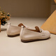 
Kanglibi genuine leather soft sole mother shoes single shoes middle-aged and old comfortable and not tired leather shoes middle-aged and old young and non-slip women's shoes spring and autumn style 671 single shoes off white super soft mother shoes 38