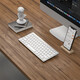 B.O.W Hangshi HD098C Ultra-thin and portable silent keyboard wireless Bluetooth magic control external ipad computer keyboard white