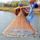 Ximei American Frisbee hand-thrown net, cast net to catch fish, automatic easy-throw fishing net, fishing gear, rotating net, tire line, fishing net, wire mesh, Frisbee hand-thrown net, tire line-420