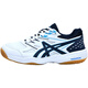 KUNY exports to Japan competition volleyball shoes for men and women for students comprehensive indoor and outdoor sports shoes shock-absorbing air volleyball shoes 519 white blue 43