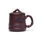 Centenary Liyong Yixing purple sand cover cup pure handmade original mineral purple mud bamboo fun cup Kung Fu tea set office household tea cup