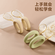 格恩利宝宝自主进食PPSU勺子婴儿学吃饭训练辅食勺儿童餐具便携耐摔 白色-弯头勺【赠送收纳盒】
