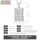 Tianchenghui Jintong PT999 abacus beads, wishful abacus pendant, abacus beads, platinum pendant, platinum necklace, live beads, car flower, fortune handmade necklace, platinum pendant, 10.48g (single pendant)