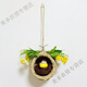Bird's Nest Decorative Simulated Grass Woven Grass Nest Handmade Outdoor Bird House Outdoor Pendant Coconut Shell Bird's Nest Swallow's Nest Yellow