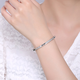 Yuan Shengfu's new PT950 high-quality fixed-mouth honeycomb platinum bracelet, genuine women's fashion platinum bracelet, 17.87 grams/inner diameter 58mm/thickness about 3.7mm