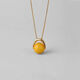 Fat Donglai's same beeswax pendant for women, Bailan necklace for women, 2024 new style for mom, 925 silver & beeswax