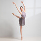 Sansha Dance Yarn jupe ballet tutu pratique jupe une pièce en dentelle irrégulière jupe en mousseline de soie