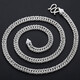 Xizhao Jewelry Platinum Necklace Horsewhip Necklace PT950 Widened and Large Simple Boss Chain Men's Plain Chain 52.02g Shipping in 1-10 working days
