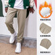 RIGORER sweatpants men's 2024 autumn sports trousers basketball casual loose pants black and gray legged trousers Z123311603-1 gray khaki autumn and winter plus velvet M L height 175c weight 120-135Jin Jin is equal to 0.5 kg