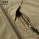 
JEEP SPIRIT vest men's spring and autumn new solid color vest jacket men's photography breathable windproof warmth and thin jacket black 3001 L (recommended 115-130Jin [Jin equals 0.5 kg])