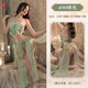 Sexy Pyjamas Anzug Altstil Hanfu verführerische Cheongsam-Uniform heiße Leidenschaft Mitternacht Charming Paar Rollenspiel 6627 Blue Sound Prinzessin schwimmendem Quasten Set One Size (80-125 Jin [Jin gleich 0,5 kg]))