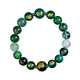 Eternal symbol five elements missing wood repair wood bracelet three-in-one six-in-one bracelet green ghost crystal agate bracelet five-element customized men's and women's rat/wood attributes both three-in-one and six-in-one - bead diameter 10mm men's and women's models