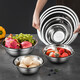 
Meichu (MAXCOOK) 316L stainless steel basin, thick round dish dish and deep soup bowl, household seasoning salad and noodles marinated meat basin, 24cm multi-purpose basin MCWA1656