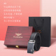 
FALAMAONE belt men's head layer genuine leather soft cowhide high-end men's automatic buckle belt 520 to give boyfriend Valentine's Day gift 829 gun color [counter gift box] 120cm other sizes message note