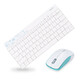 Skyscraper (Mofii) X210 Xinyue Edition Wireless Keyboard and Mouse Set Office Keyboard and Mouse Set Portable Computer Keyboard Laptop Keyboard All-in-one Blue and White