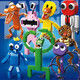 
Chen Zhiche 756 rainbow friends building blocks assembled rainbowfriends boy monster toy 757 green 376 particles