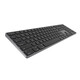 B. FRIENDit wireless Bluetooth keyboard dual-mode rechargeable, light and silent aluminum alloy computer notebook iPad tablet universal, gaming office IOS Mac system dedicated keyboard [Space gray] [Aluminum alloy] [Wired + Bluetooth dual-mode]