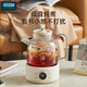 OIDIRE (Odd) all-glass health kettle, flower tea kettle, glue-free tea kettle, tea boiler, office constant temperature health kettle, kettle, electric kettle, stew, intelligent heat preservation, 1L ODI-HC01 flower tea health kettle with filter