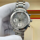[SECUPO 99 NUEVO] OMEGA Men's Watch Omega Speedmaster Series Calendario Carry Calendar Display de acero inoxidable CUFFLE PLOTING Observatorio Certificado Luminoso Luxury 3523.30.00 Speedmaster Double Calendar Plate Gris 39 mm de 39 mm