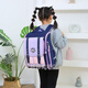 Raft core Japanese elementary schoolbag girl grade 1-3-6 large capacity reduction and ridge protection British campus Korean version children 1048 dark blue with yellow grade 3-6