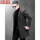 Hengyuanxiang Neue 100 Wolle doppelseitige Wolljacke für Herrenherbst- und Winter-Woll-Windbreaker ohne Wollmantel. Ash M Empfohlenes Gewicht: 115 Jin [Jin ist 0,5 kg] -130 Jin [Jin ist 0,5 kg]