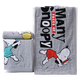 金号纯棉纱布毛巾2条成人洗脸面巾双层无捻绣花柔软吸水卡通SNOOPY SN1049蓝+黄（纱布款） 2条