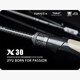 
Jiyu [Official Direct Sale] X30 Luya Rod Carbon Gun Handle Straight Handle Far Drop Rod Quick Adjust Lightweight High Strength 682m C Gun Handle 2.03m (Light Obstacle for Deep Water in Wild Fishing