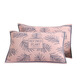 A pair of fine color cotton pillow towels for adults with six layers of gauze pillow towels, a pair of anti-mite full towels, and a pair of pine and cypress leaves light pink
