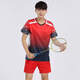 Dixi badminton suit children's clothing sportswear men's and women's skirt table tennis tennis short sleeve short sleeve top men's A3887 orange top + 3621 black pants M