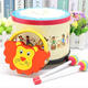 Beimuhui infant early education music toy Orff musical instrument percussion drum children's intellectual toy 1-2-3-4 years old Korean version percussion drum (including 2 hammers)