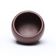 Hidden Pot World Yixing Purple Clay Tea Cup Original Mineral Purple Clay Matching Pot Special Small Mouth Tea Cup Small Cup Master Cup Yuanbao Matching Cup Purple Clay Style Matching Cup
