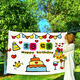 Abaoli children's birthday scene layout background hanging cloth birthday party indoor outdoor kindergarten picnic decoration photo shoot