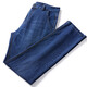 
Classic Car (LAOYECHE) Men's Jeans Summer Thin Style Middle-aged and Elderly Men's Loose Straight Casual Pants Daddy Men's Pants IG3883 Blue Black 33