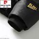 Pier Cardin Marke Black Gold Cotton Jacket Herren Winter verdickte kalte-resistente und warme Kapuze-Baumwolljacke mit Kurzpaarer Brotanzug yR681 Schwarze Männer und Frauen gleiche Style M [105-125jin [Jin gleich 0,5 kg]]