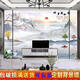 Kezhitu 2024 Keramikfliesen -TV -Hintergrund Wandsteinplatte Wohnzimmer Neu chinesisches einfache mikrokristalline Marmorschatten -Steinplatte Glasur 795 Quadratische Einzelstück 7802580 3895