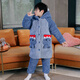 
Mannido boys' new winter children's pajamas for boys three-layer cotton coral velvet thickened medium-sized children's warm home clothes L9928 [three-layer cotton] M code 155-160cm 80-100Jin [Jin equals 0.5 kg] 20 codes