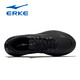 Hongxing Erke Herrenschuhe Sommer 2025 Neue Weichlöser Laufschuhe Mesh schwarze Schuhe Schwarze Atmungsbezirke Dünne Papa Männer Sneakers Schwarz [wasserdicht im Sommer] 38 Marke Direktvertrieb