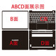 森膜 2021款华为MateBook 13贴纸13英寸WRTD-WFH9Q笔记本外壳膜全套机身保护膜 图案编号【KK-723】 ACD面