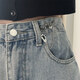 Mays Will trousers waist is greatly changed to a small waist, a magical tool for women's ins fashion, versatile chain metal pins, butterfly decoration, simple and elegant, two large butterfly pins