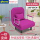 Yanlan Folding Sofa Bed Two-Purpose Living Room Small Apartment Double 1.5 Meter Wide Single Multifunctional Lunch Break Bed Home 190*65CM Gray (Including Pillows)