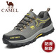 American Camel Mountaineering Herbst Herren Sport Outdoor-Schuhe Große Reiseschuhe Anti-Slip-Wasserddy-Schuhe mit mittleren Alters 46 14088 Grau 38