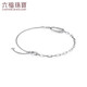 Lukfook Jewelry Platinum Bracelet Möbius Ring Platinum 950 Bracelet Price GJPTBB0012 Approximately 2.23 grams