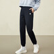 阿迪达斯（adidas）裤子女裤春新歀健身训练修身显瘦运动裤小脚舒适百搭收口卫裤长裤 IA5009/黑色针织 S