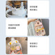 [JD Logistics] Big belly cup tons ton cup double drink straw cup large capacity new summer fashion cup 1300ml 1 piece white free random sticker + strap