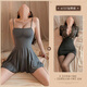 Couple de zhiwen flirter des pyjamas sexy attaque la vitesse de la soie noire de bataille sexe sous-vêtements sm honte couple stimulant jupe de pas-mère stimulante (2 pièces) 6625 Jupe à suspension + 6757 Jin de hanche (Jin est 0,5 kg]) (poids recommandé 120-160 Jin [Jin est 0,5 kg]))