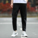 Pantalon adidas pantalon masculin automne neuf pantalon de sport noir de course noir pantalon plat he9894 s / 175/76a