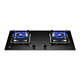 
Sakura (SAKURA) gas gas stove, double stove, gas stove, natural gas stove, stove embedded desktop dual-purpose stove, household energy-saving 5.0KW large firepower large size national subsidy 20% [Natural gas] B9209 heat-opening size adjustable stove