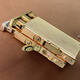 ZORRO ultra-thin 753 colored shell lift kerosene lighter, exquisite sculpture creative personality, give boyfriend Valentine's Day gift, double heart nickel colored shell self-use version