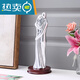 
Family of four ornaments for the 10th anniversary wedding anniversary gift for wife, husband and couple newlyweds decoration 15934 silver + lettering + pregnancy (family